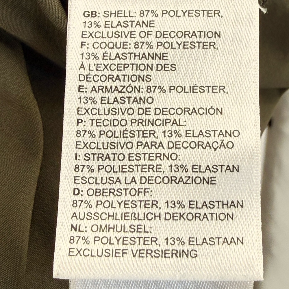 The North Face Never Stop Wearing Sage Green Active Dress Drawstring Waist SZ-L - Picture 12 of 13